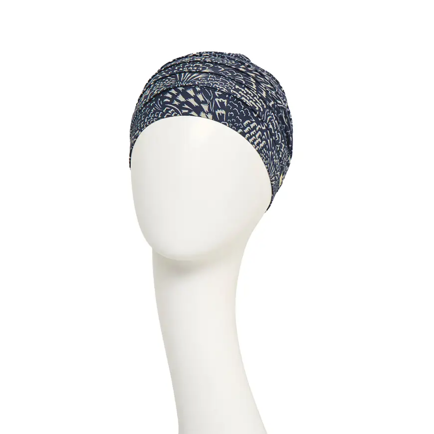 HocYoga Turban | Floating Navy | 2000-4009