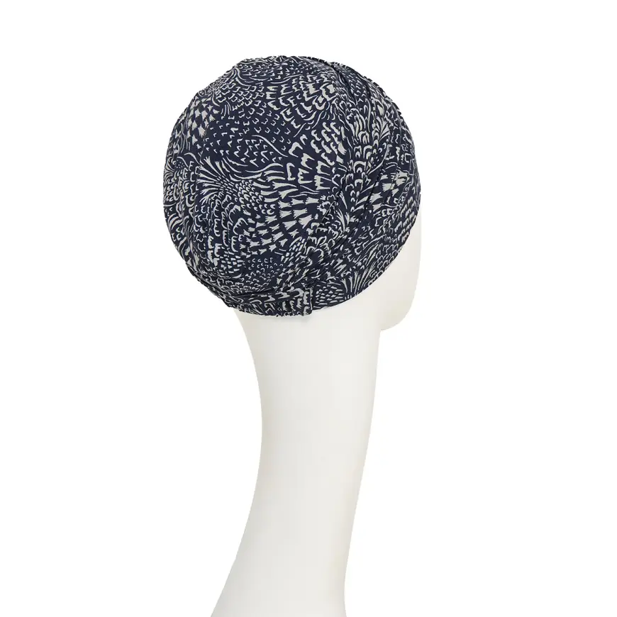 HocYoga Turban | Floating Navy | 2000-4009