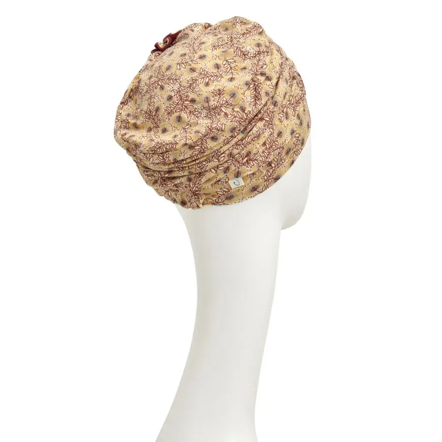 Lotus Turban | Golden Sunlit | 1008-0910