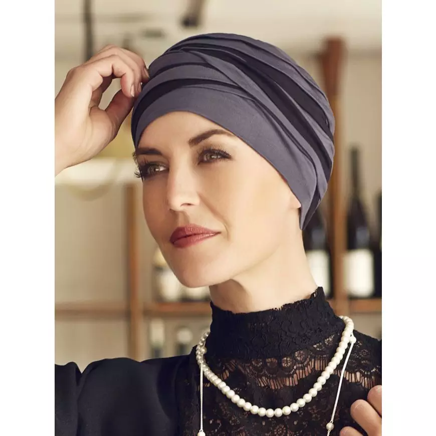 Shanti Turban | Blue/Black | 1461-0394