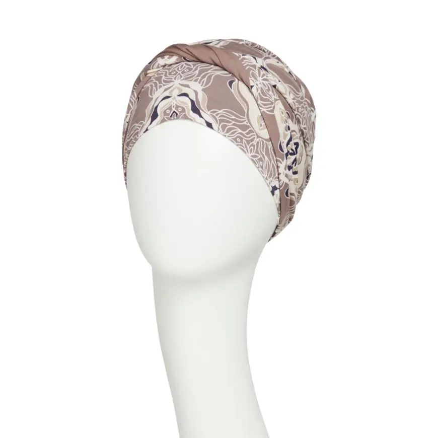 Shakti Turban | Beige Ornaments | 1418-0815
