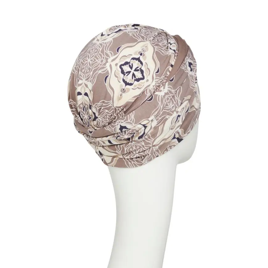 Shakti Turban | Beige Ornaments | 1418-0815