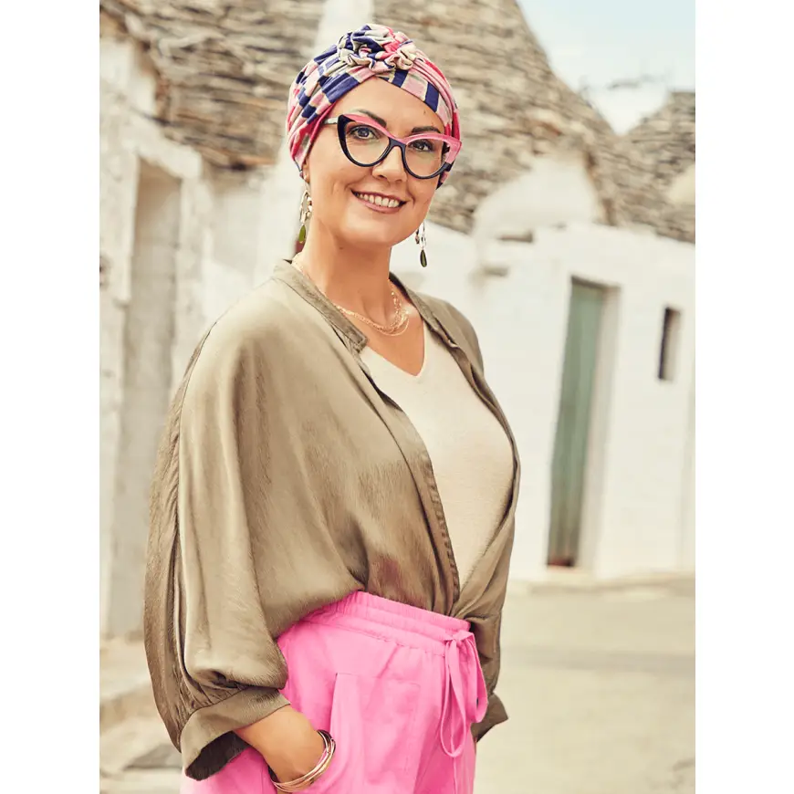 HocLotus Turban | Print Golden Beginnings | 1245-0817