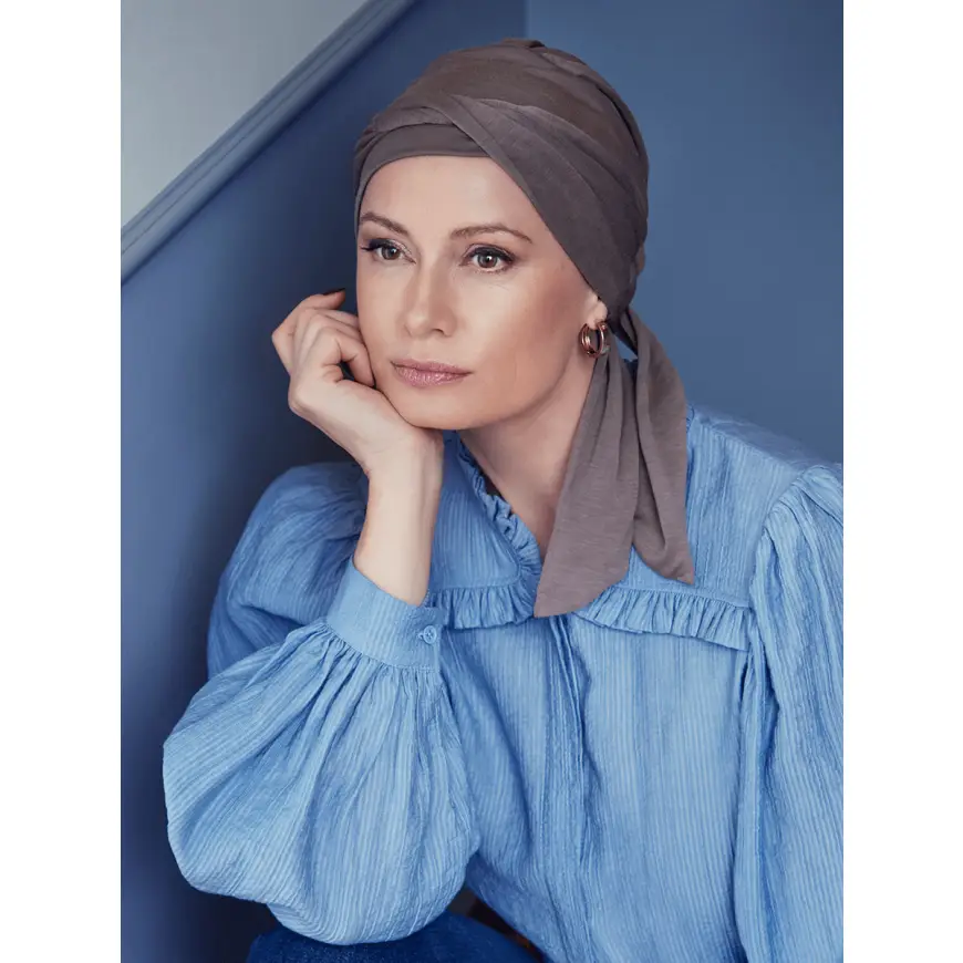 B.B. HocBeatrice Turban | Dusty Brown | 1291-0318