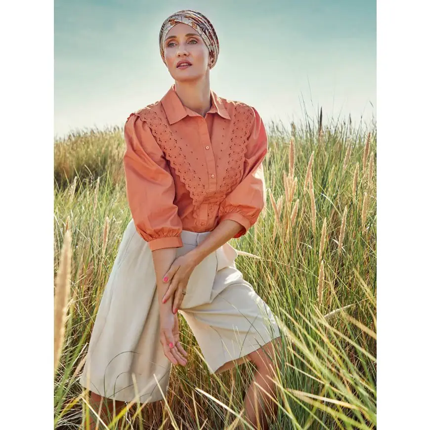 HocShakti Turban | Beige Leaf | 1417-0754