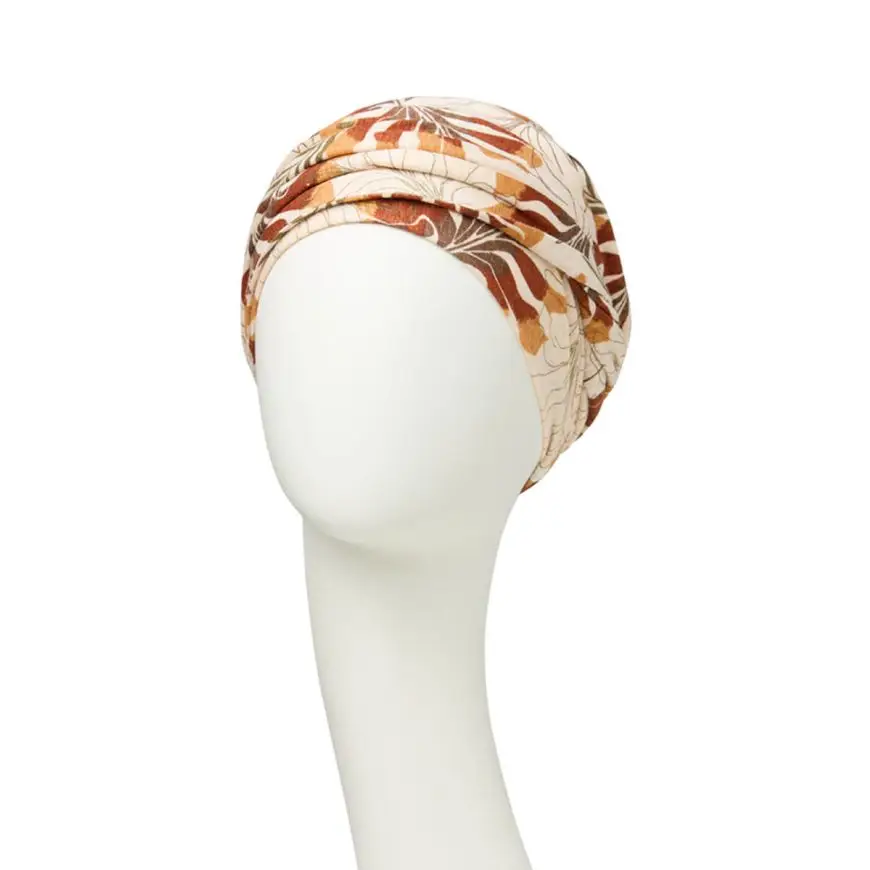 HocShakti Turban | Beige Leaf | 1417-0754
