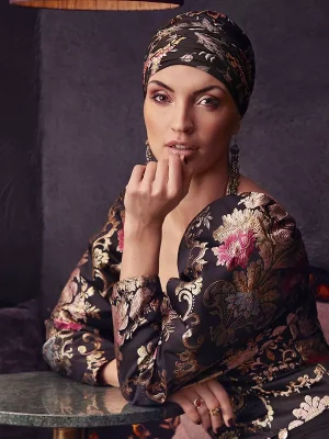 HocSapphire Turban | Exotic Garden | 3026-0802