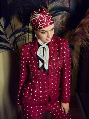 HocSapphire Turban | Moroccan Red | 3026-4056