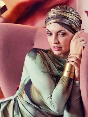 HocSapphire Turban | Oriental Gold | 3026-4057