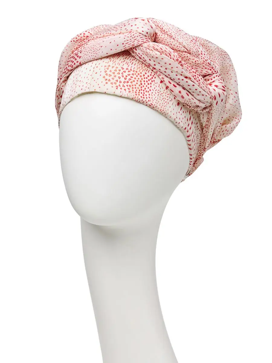 HocAmber · Boho Turban Set | Red Golden Glam | 3040-0868