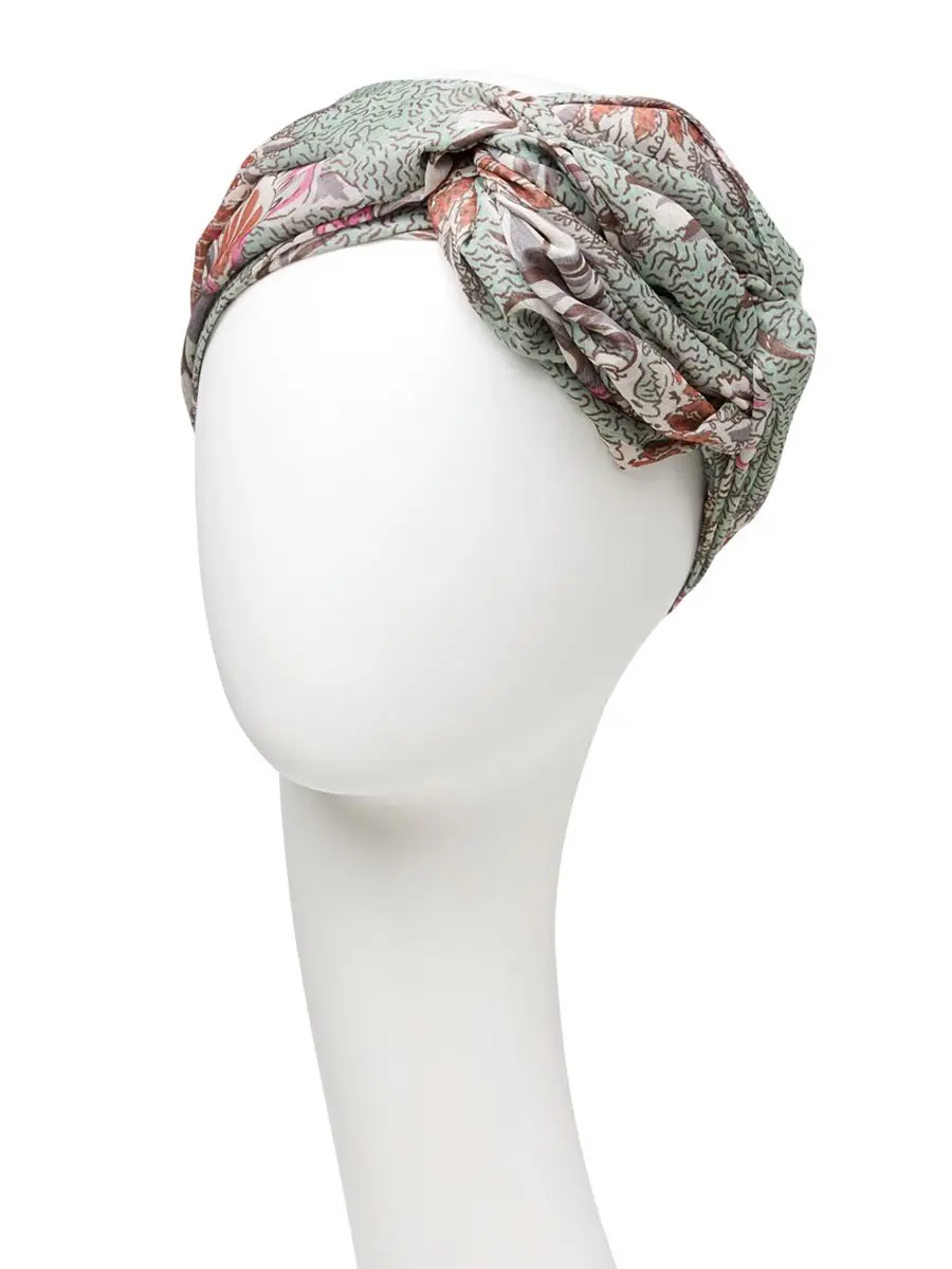 HocAmber · Boho Turban Set | Cheerful Garden Green | 3040-0869