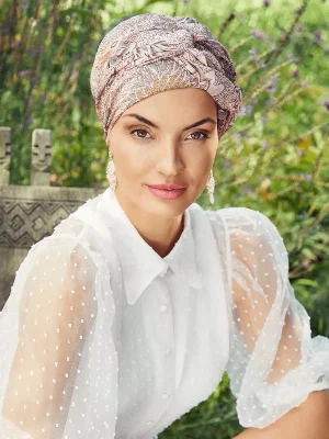 HocAmber · Boho Turban Set | Pastel Rose Bouquet | 3040-0870