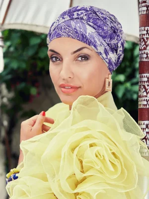 HocAmber · Boho Turban Set | Purple Romance | 3040-0919