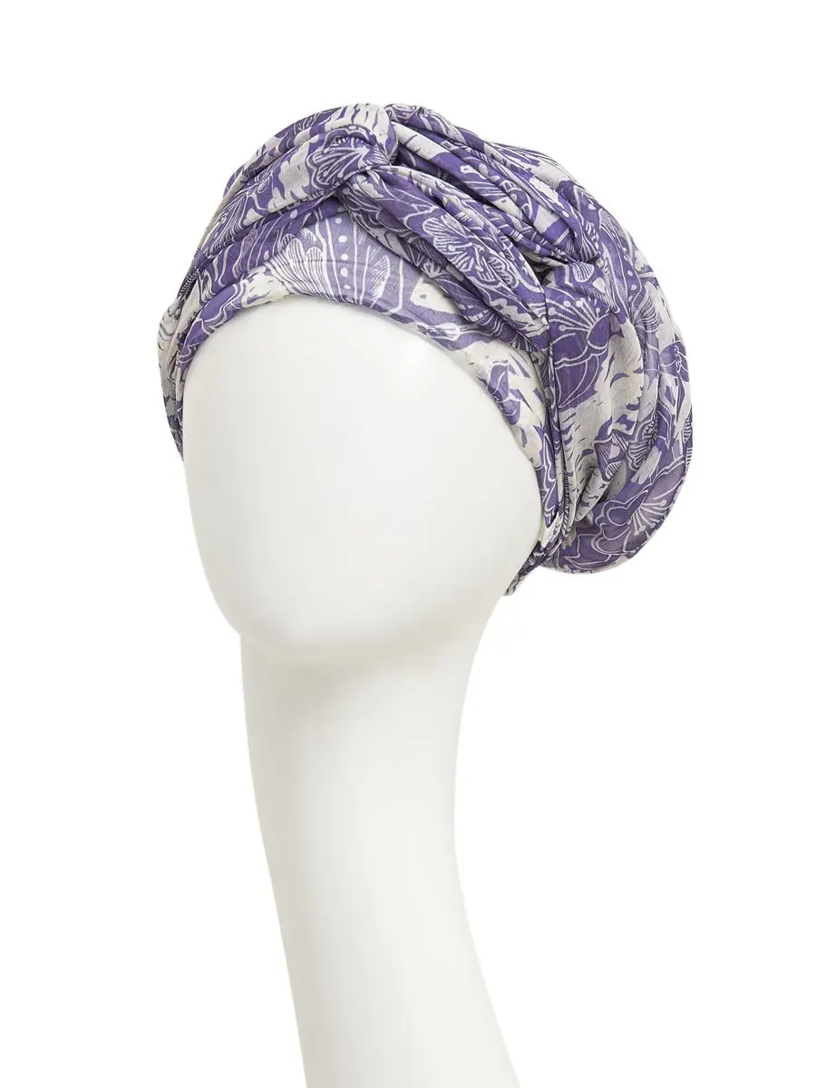 HocAmber · Boho Turban Set | Purple Romance | 3040-0919