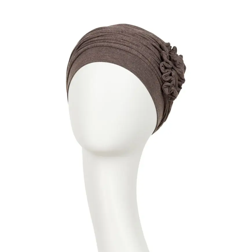 HocLotus Turban Warm Brown Melange | 1003-0084