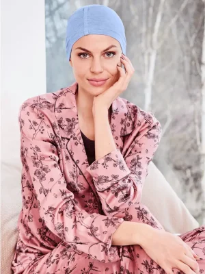 HocChandra Night Cap | Ligth Blue Melange | 1189-0469