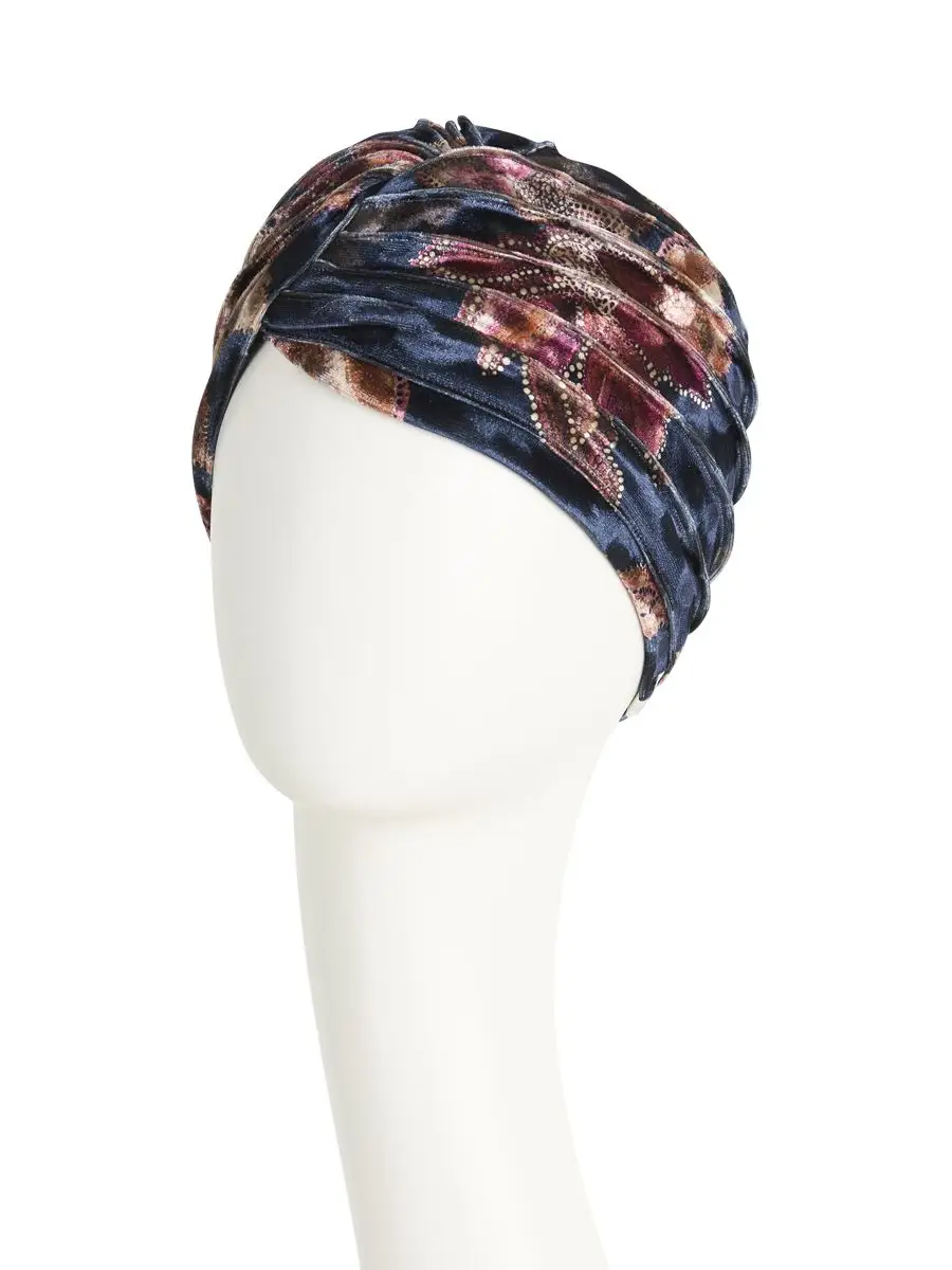 Pearl Turban | Flowery Twilight | 3027-0904