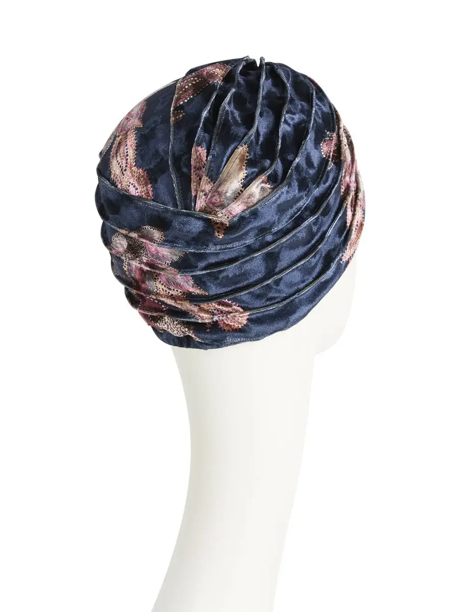Pearl Turban | Flowery Twilight | 3027-0904
