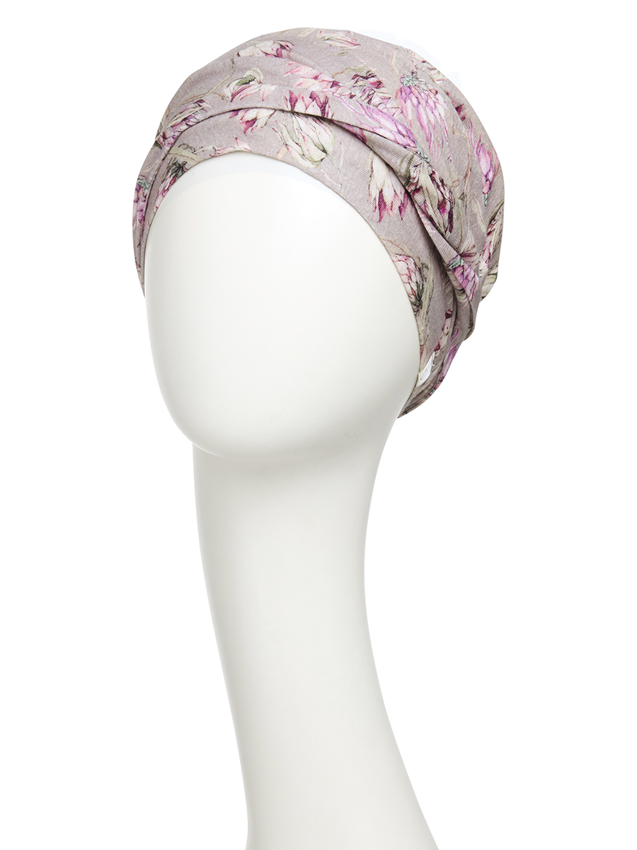 HocShakti Turban – (Printed Linen) | Protea Love | 1417-4024 HocShakti Turban - (Printed Linen) | Protea Love | 1417-4024