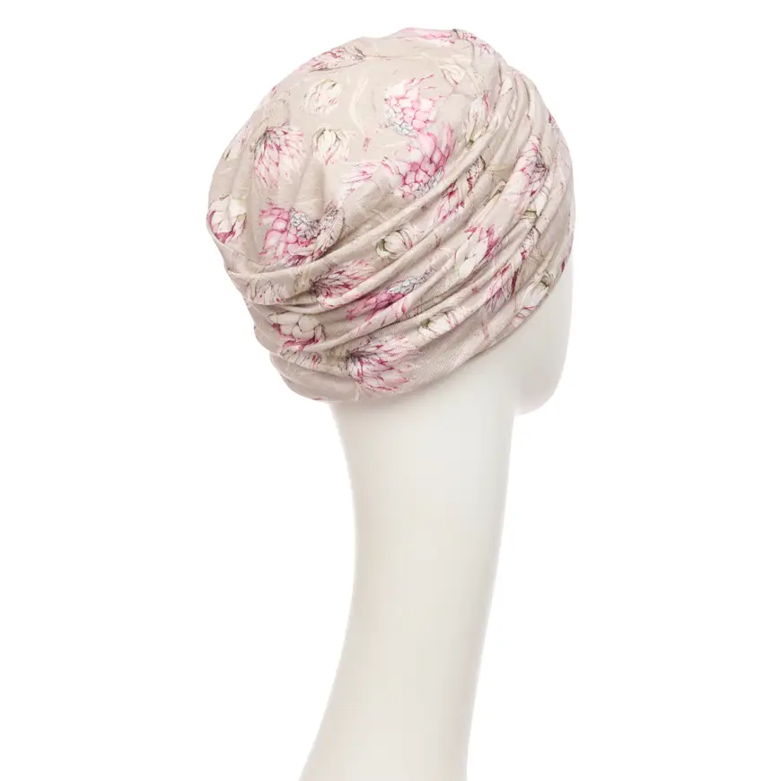 HocLotus Turban – (Printed Linen) | Protea Love | 1245-4024 HocLotus Turban - (Printed Linen) | Protea Love | 1245-4024
