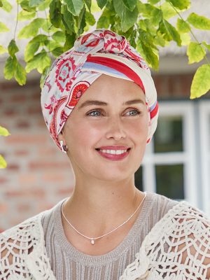 1419-4078 | HocBeatrice Turban w. Ribbons | Paisley Sweets