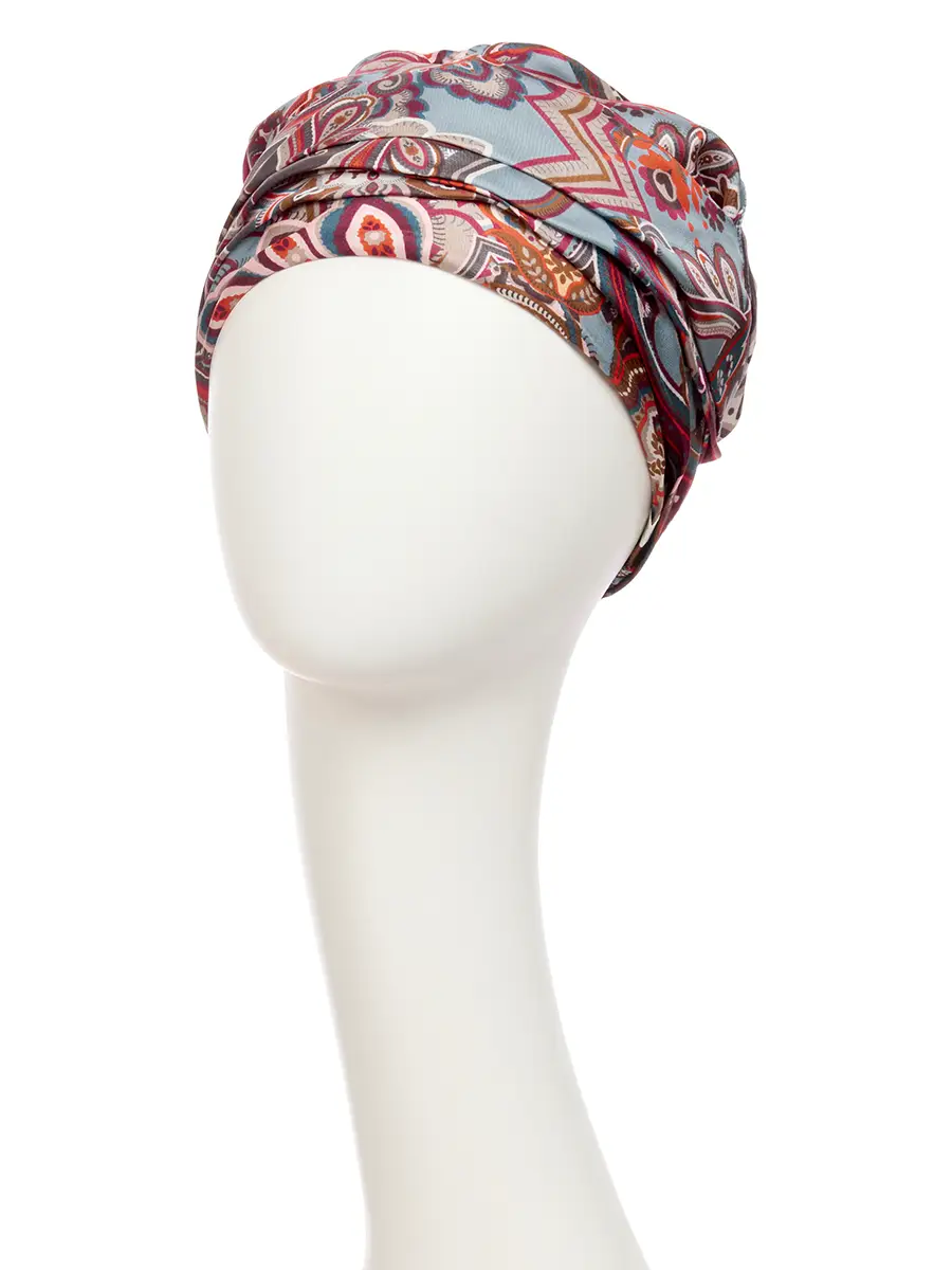 HocMilena Turban – (Woven Silk) | Royal Paisley – Blue | 1558-4042 HocMilena Turban - (Woven Silk) | Royal Paisley - Blue | 1558-4042