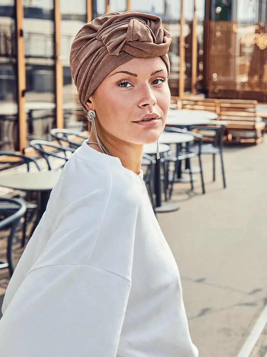 HocElena • V Turban | Caramel | 1571-0841