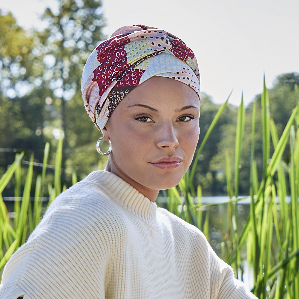 HocAlva • V Turban - (Woven) | Patchwork Pastels | 1575-4099