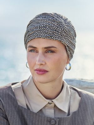 HocJoyo Turban - (Printed) | Beige Snake | 1584-4076