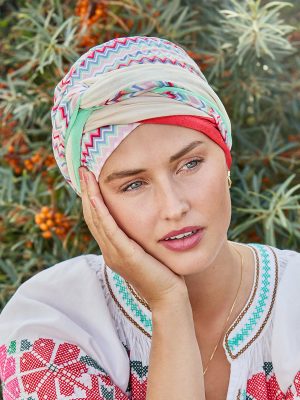 HocNoya Turban - (Printed) | Zigzag Vibes | 1585-4079