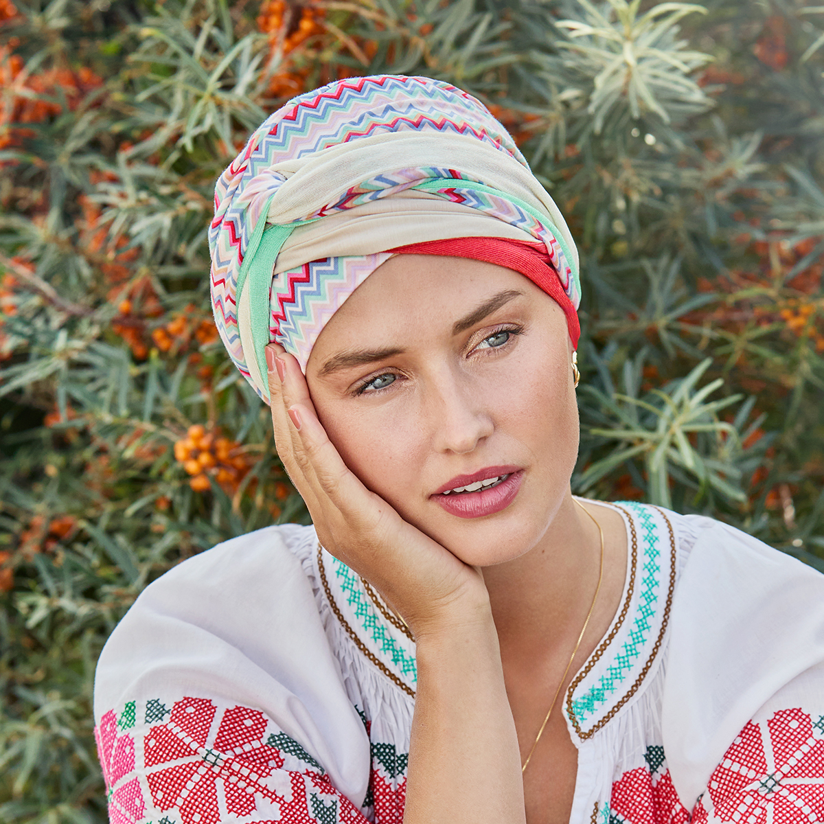 HocNoya Turban - (Printed) | Zigzag Vibes | 1585-4079