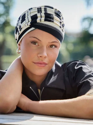 HocElma · V Turban | Smoky Stripes | 1599-4101