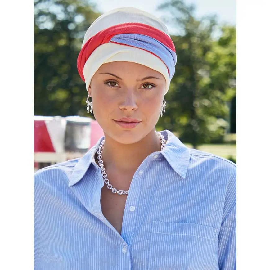 HocZoya · V Turban | Ivory n Mix | 1602-4102