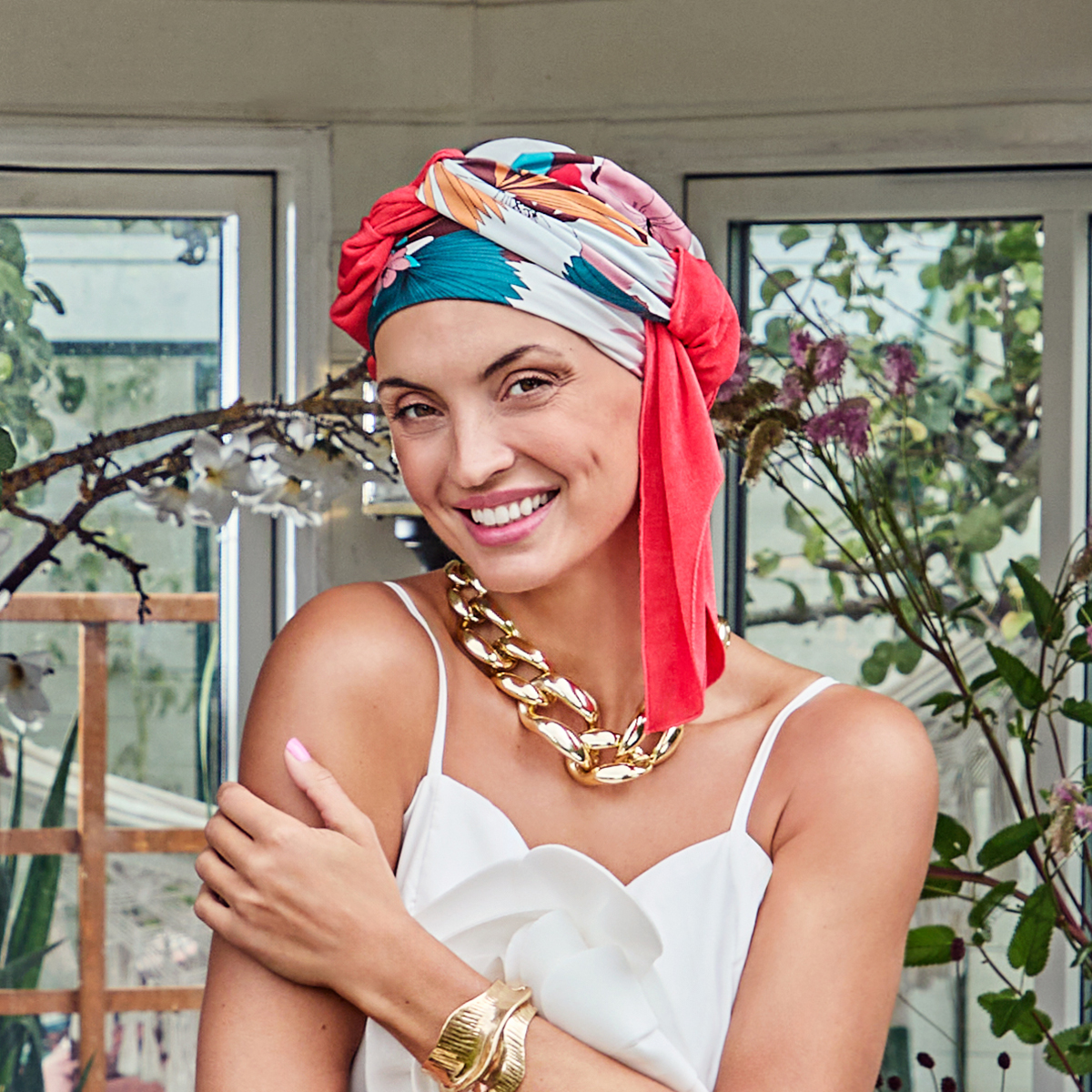 HocSapphire • Boho Turban - (Printed) | Floral Fusion | 3026-4106