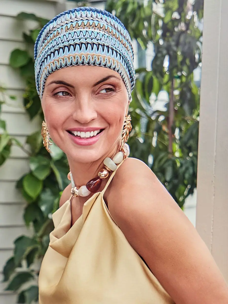 HocRuby Skye · Boho Hat | Zig-Zag Blues | 3034-0783