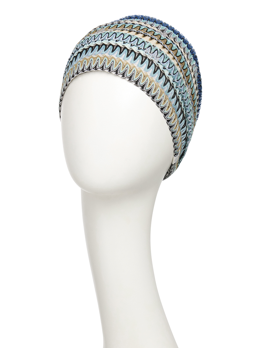HocRuby Skye · Boho Hat | Zig-Zag Blues | 3034-0783