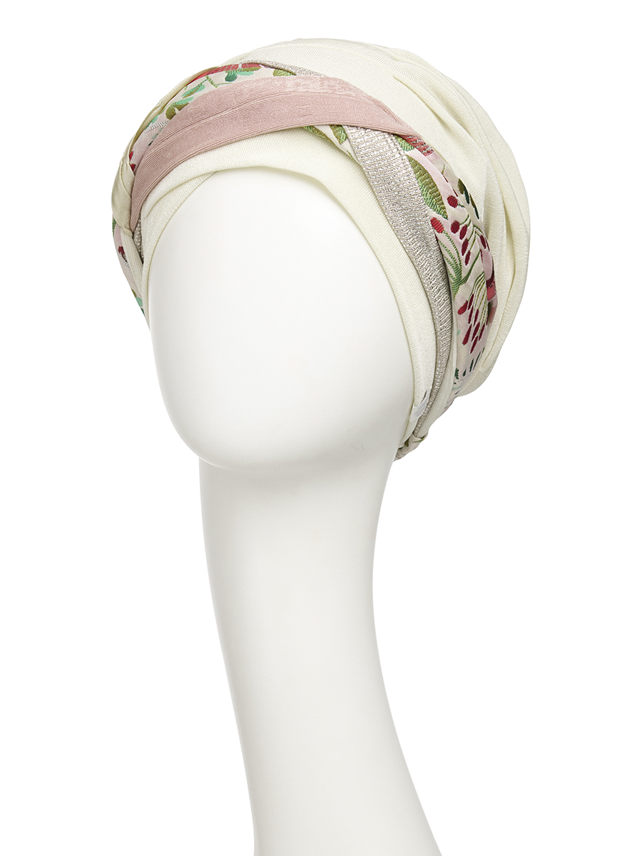 HocJuvela • Boho Turban Set - (Printed) | Pastel | 3045-4109