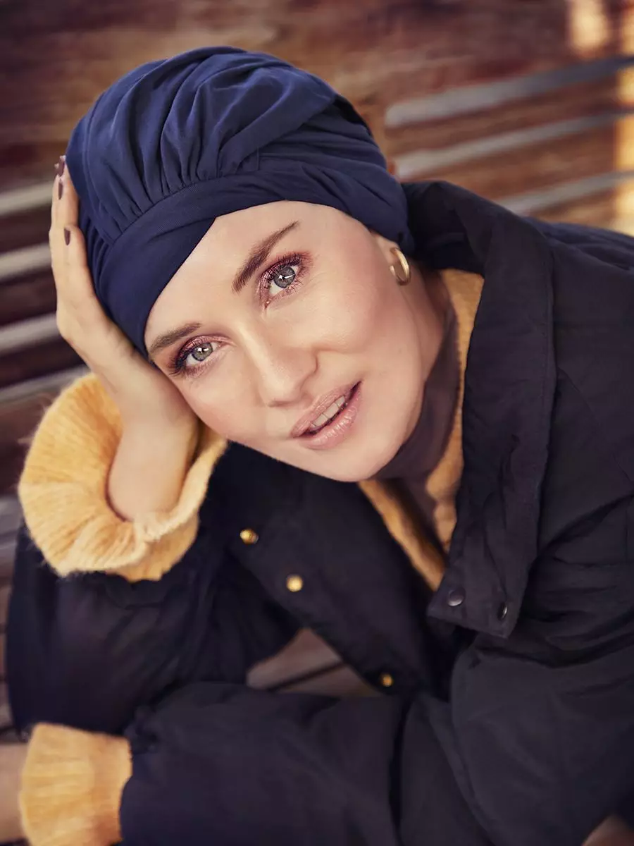 HocSena Turban | Black Iris | 1521-0655