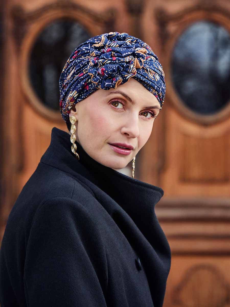 HocLotus Turban (Printed) | Amber Garden | 1008-4119 HocLotus Turban (Printed) | Amber Garden | 1008-4119