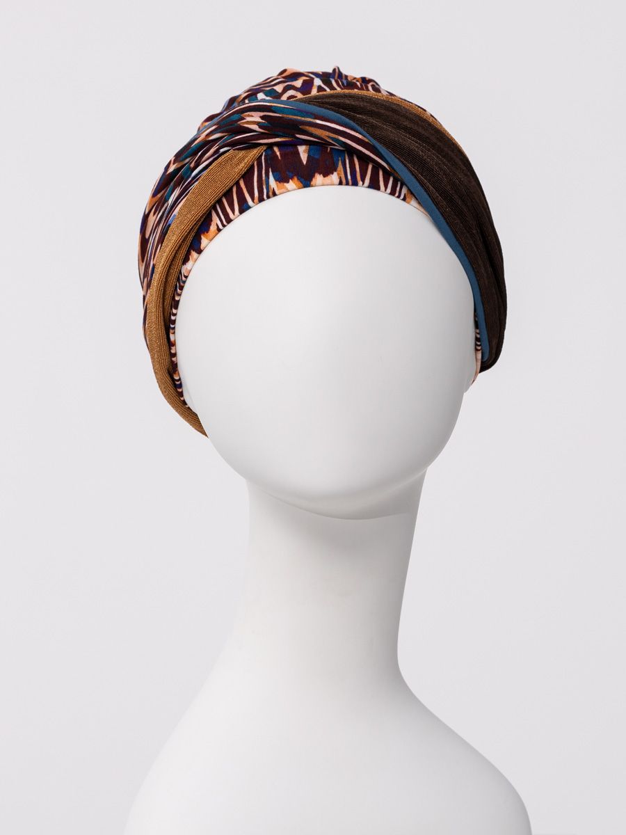 HocShakti Turban – (Printed) | Ikat Mystery | 1418-4118 HocShakti Turban - (Printed) | Ikat Mystery | 1418-4118