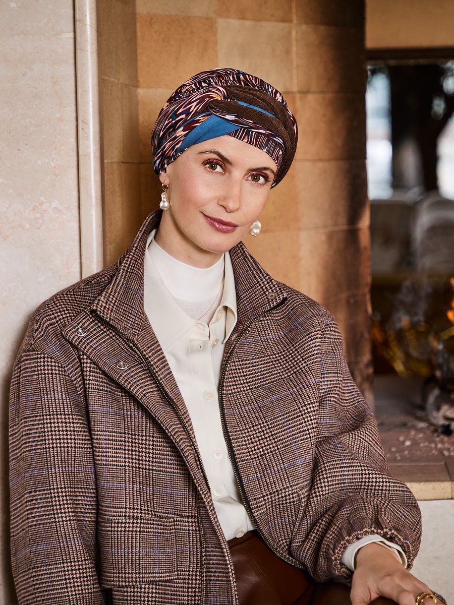 HocNoya Turban - (Printed) | Ikat Mystery | 1585-4118 HocNoya Turban - (Printed) | Ikat Mystery | 1585-4118