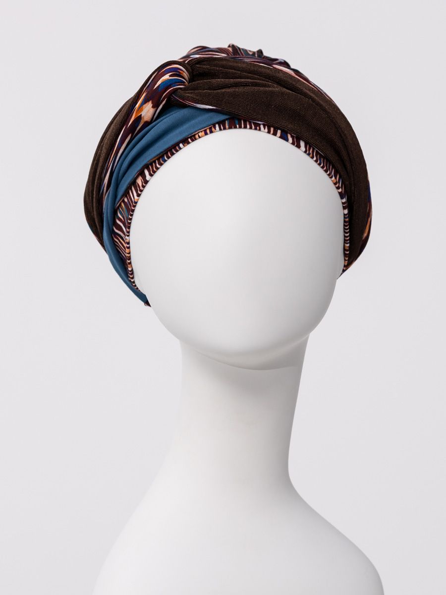 HocNoya Turban - (Printed) | Ikat Mystery | 1585-4118 HocNoya Turban - (Printed) | Ikat Mystery | 1585-4118