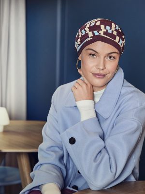 HocElma • V Turban - (Pique) | Nautical Stripes | 1608-4136