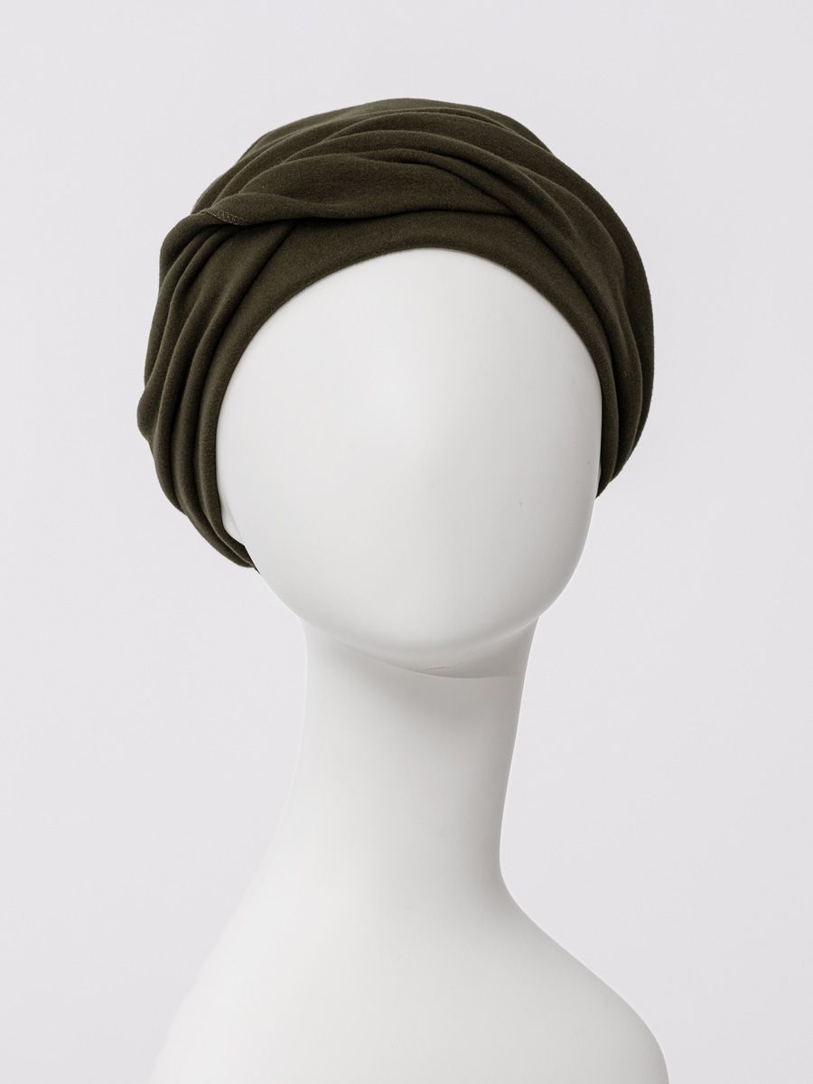 HocZoya • V Turban - (Fleece) | Kombu Green | 1610-4137