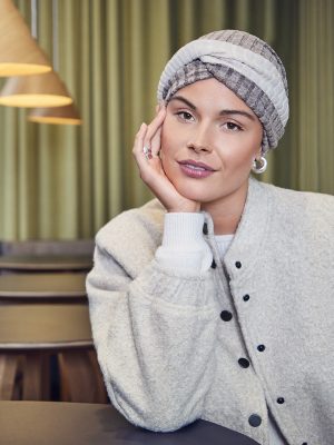 HocZoya • V Turban - (Ribbed) | Cappuccino Brown | 1611-4133