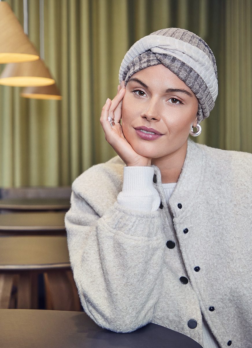 HocZoya • V Turban - (Ribbed) | Cappuccino Brown | 1611-4133 HocZoya • V Turban - (Ribbed) | Cappuccino Brown | 1611-4133