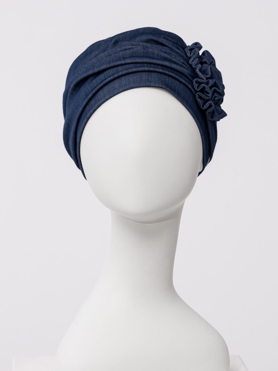 HocLotus Turban - (Denim) | Dark Blue Denim | 1613-4131 HocLotus Turban - (Denim) | Dark Blue Denim | 1613-4131