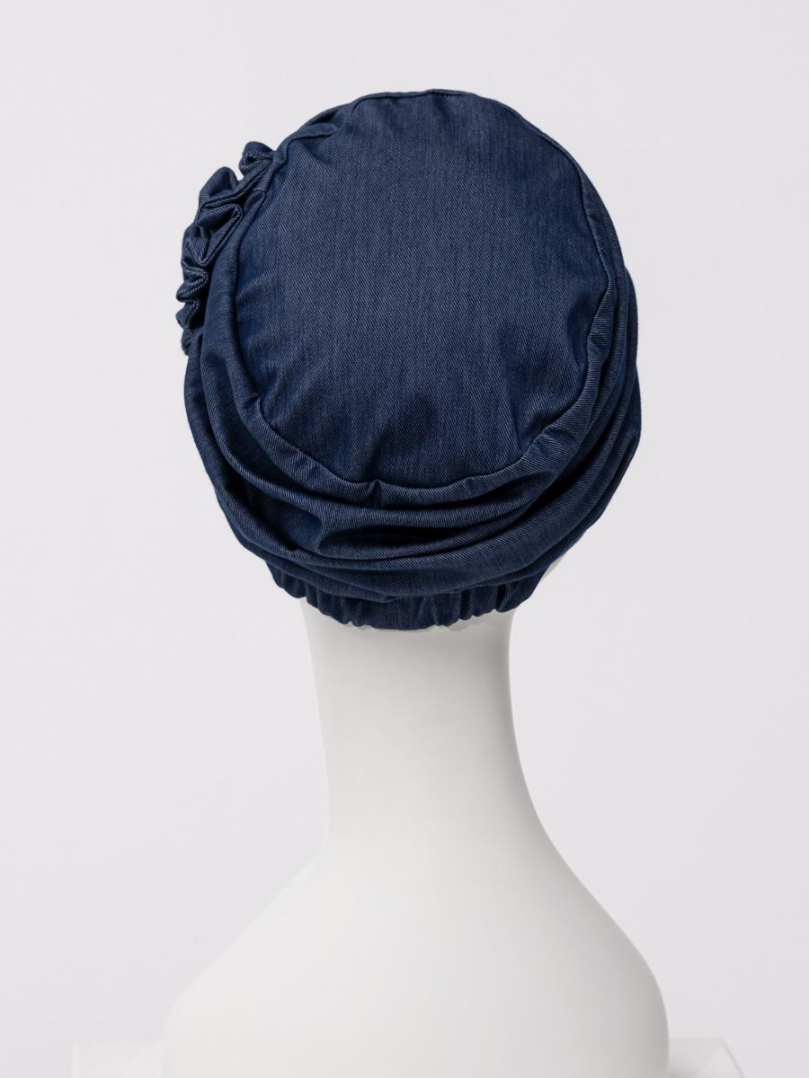 HocLotus Turban – (Denim) | Dark Blue Denim | 1613-4131 HocLotus Turban - (Denim) | Dark Blue Denim | 1613-4131
