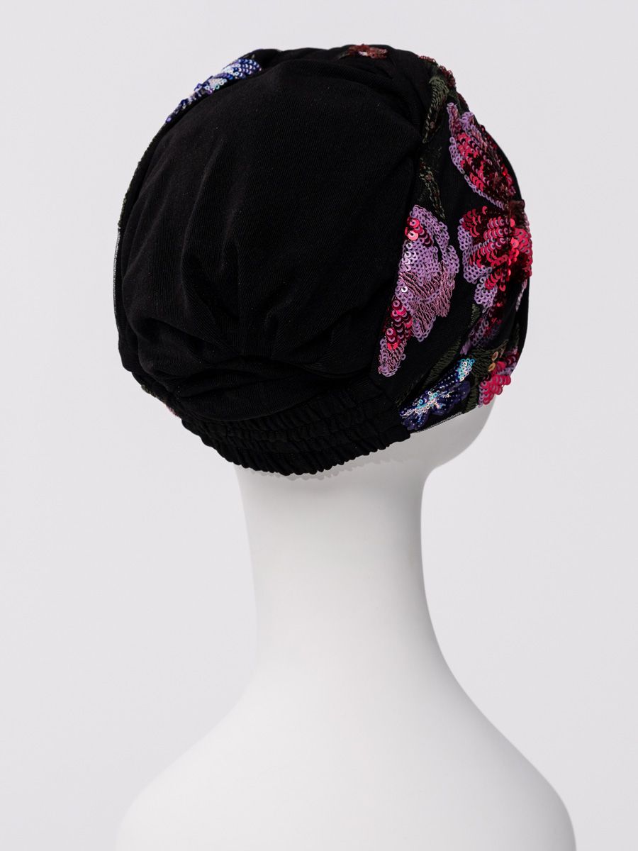 HocPerla • Boho Turban Set | Floral Sequins | 3045-4143 HocPerla • Boho Turban Set | Floral Sequins | 3045-4143