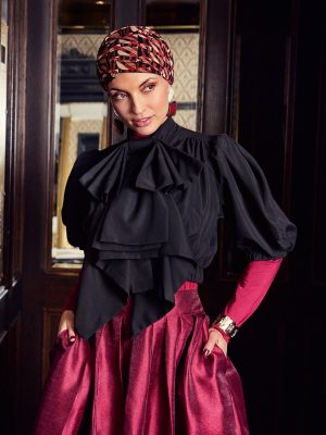 HocSapphire • Boho Turban - (Knitted) | Tribal Art | 3054-4138